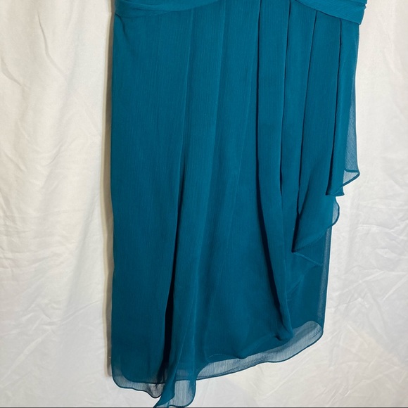 David’s Bridal Bridesmaid Strapless Dress Size 8 Gem Color - Picture 8 of 14